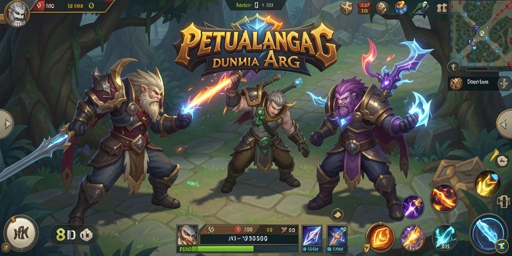 Tampilan gameplay ARPG yang memukau dari 8ID.