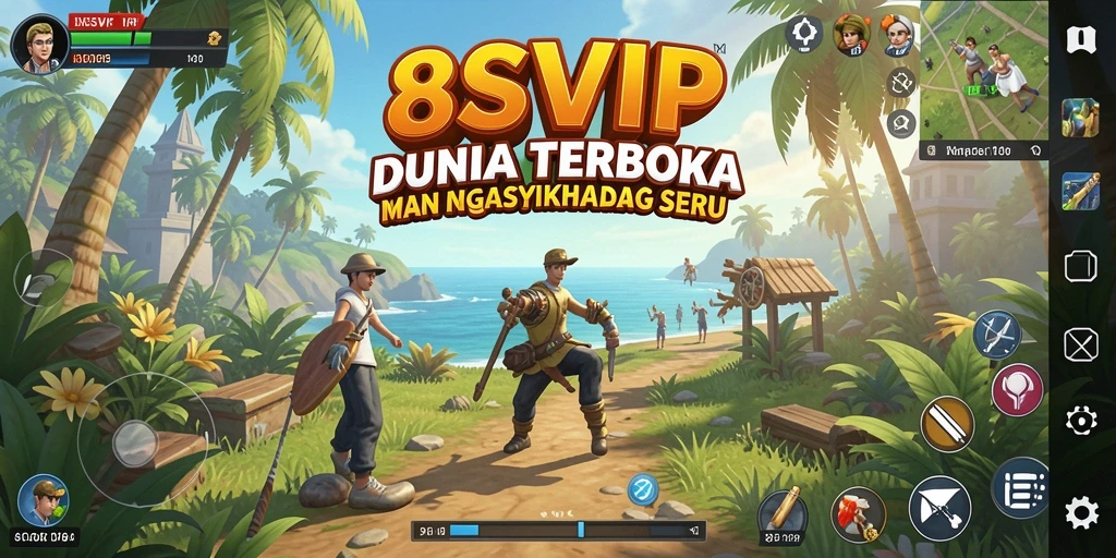 Tangkapan layar dari gameplay Open World 8SVIP yang memukau.