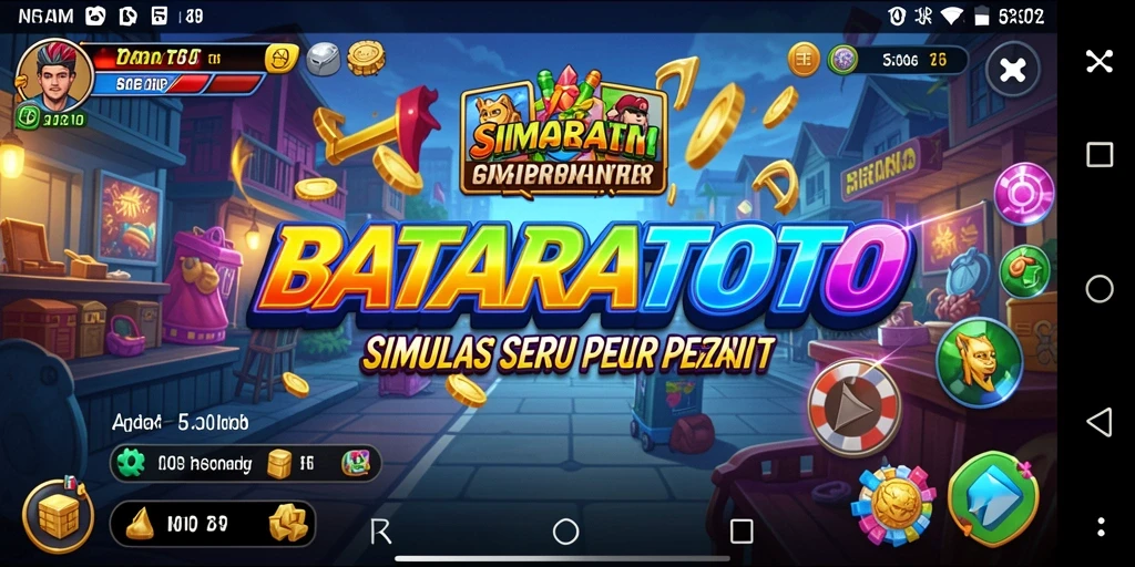 Screenshot gameplay dari BATARATOTO menunjukkan pengalaman simulasi yang mendalam.