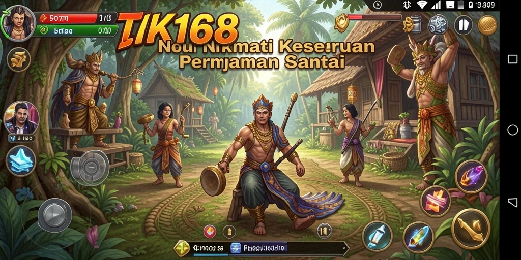 Gameplay yang menyenangkan dengan batik dan pola kreatif.