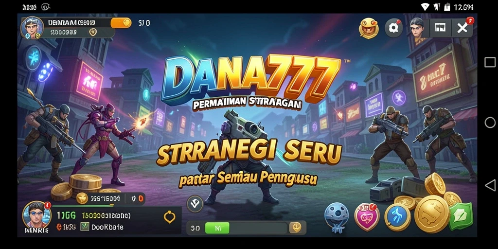 Tampilan gameplay DANA777 dengan pertempuran strategi yang menarik.