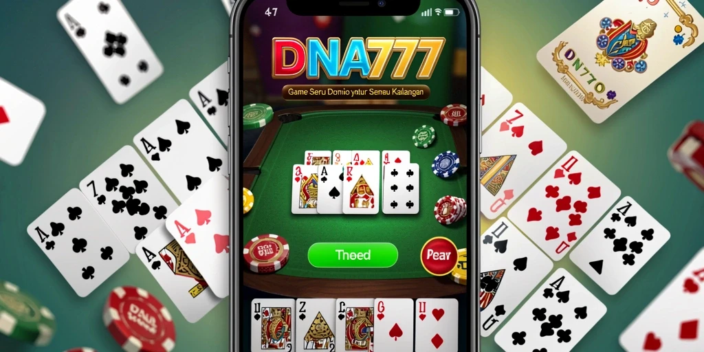 Gameplay seru dalam DNA777 dengan berbagai mode domino.