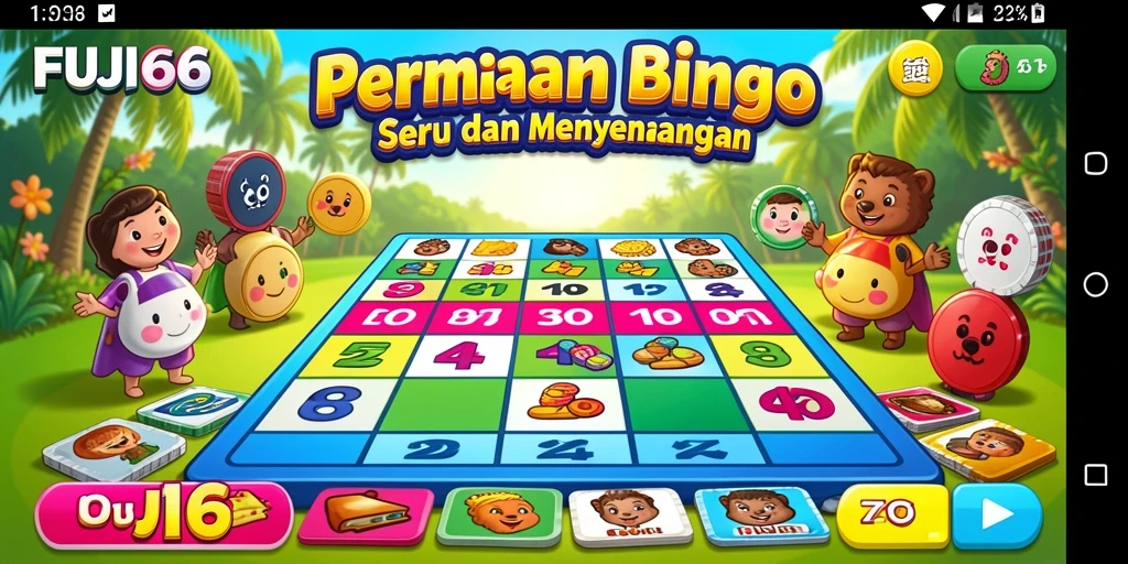 Screenshot utama FUJI66 menampilkan gameplay seru Bingo.