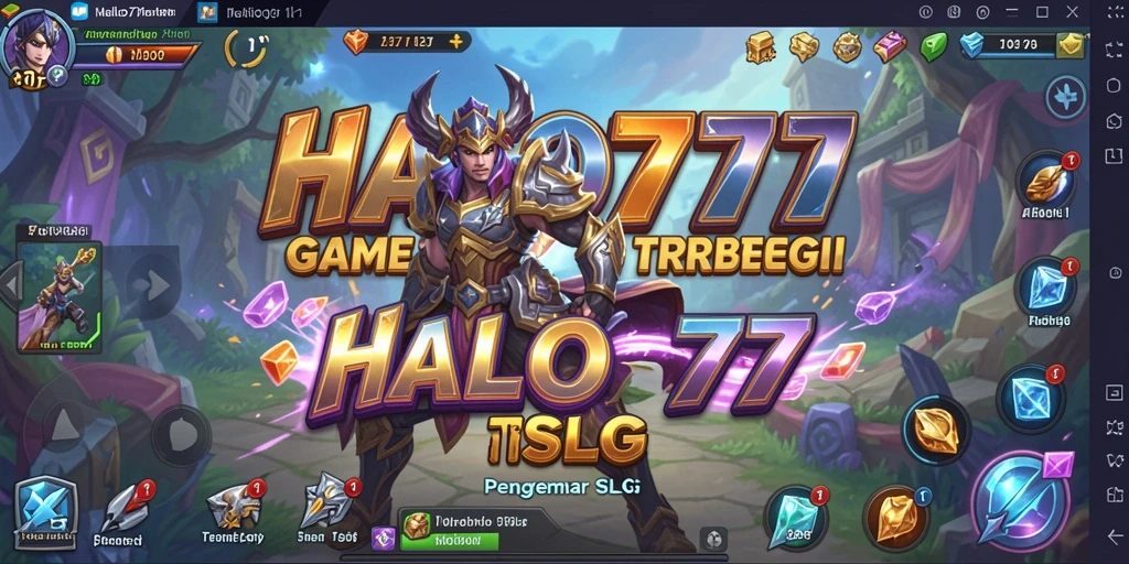 Screenshot utama gameplay HALO777 menampilkan aksi pertempuran yang intens.