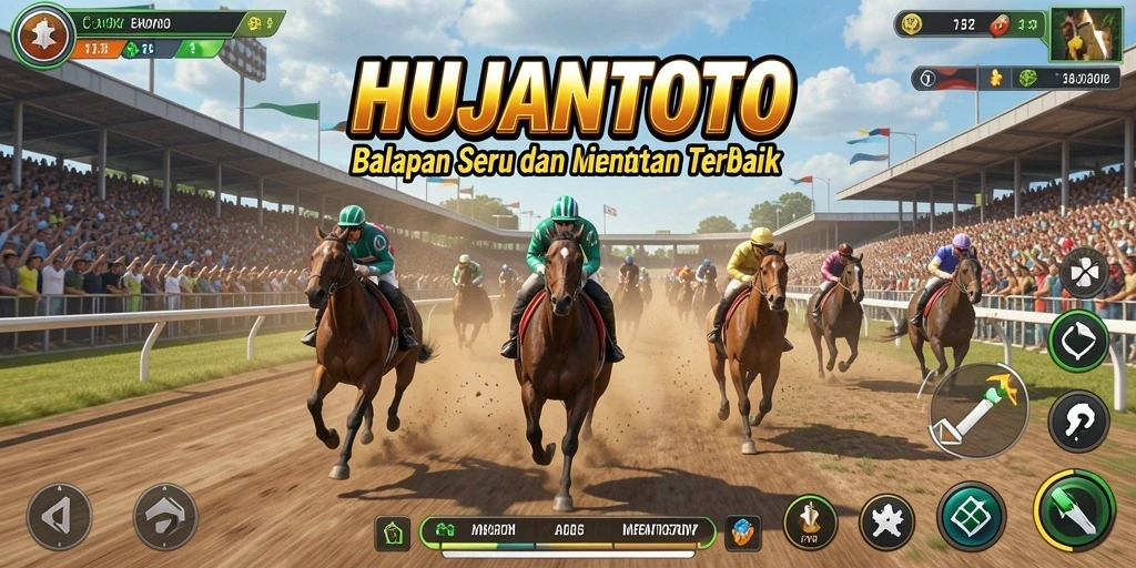 Gameplay balapan seru dalam HUJANTOTO dengan grafik yang menakjubkan.