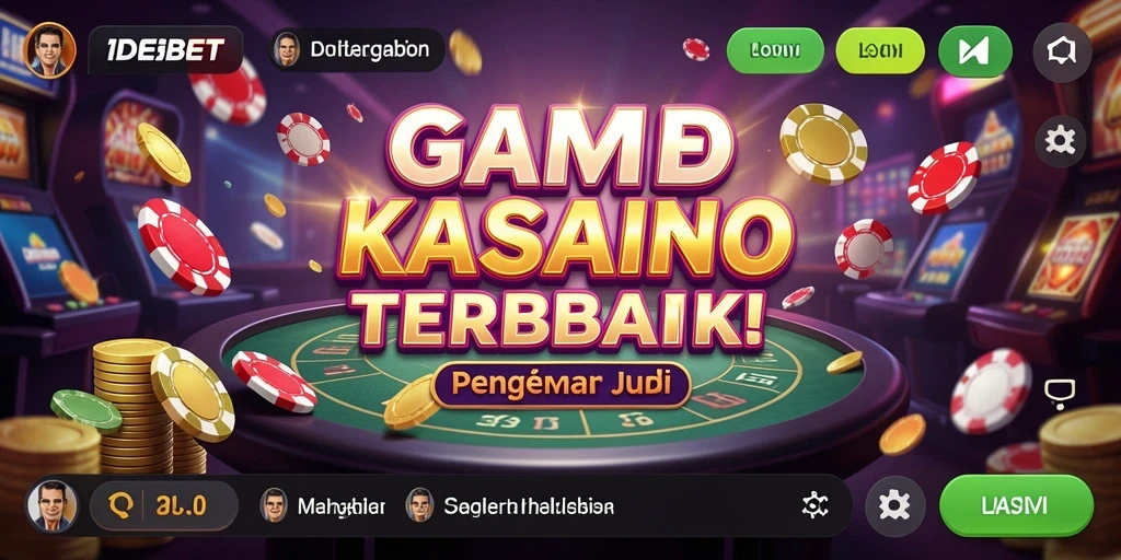Tampilan permainan Kasino yang menarik dan interaktif di IDEBET.
