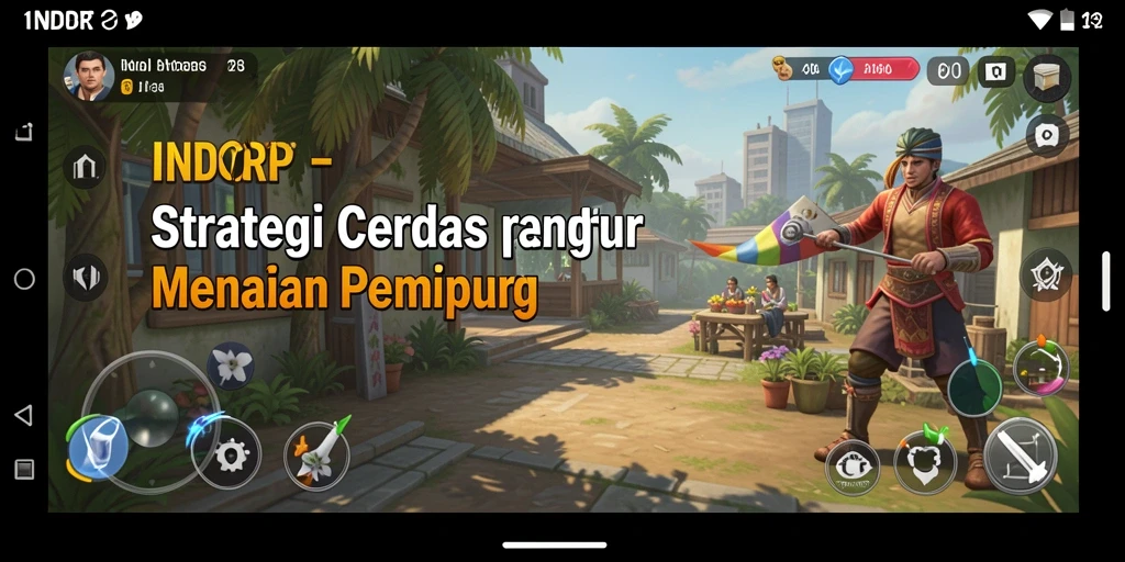 Tampilan gameplay <strong>INDORP</strong> menunjukkan rencana strategis yang mendalam dan seru.