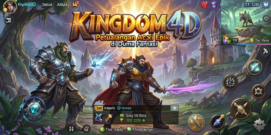 Gameplay menegangkan KINGDOM4D yang penuh aksi dan petualangan.