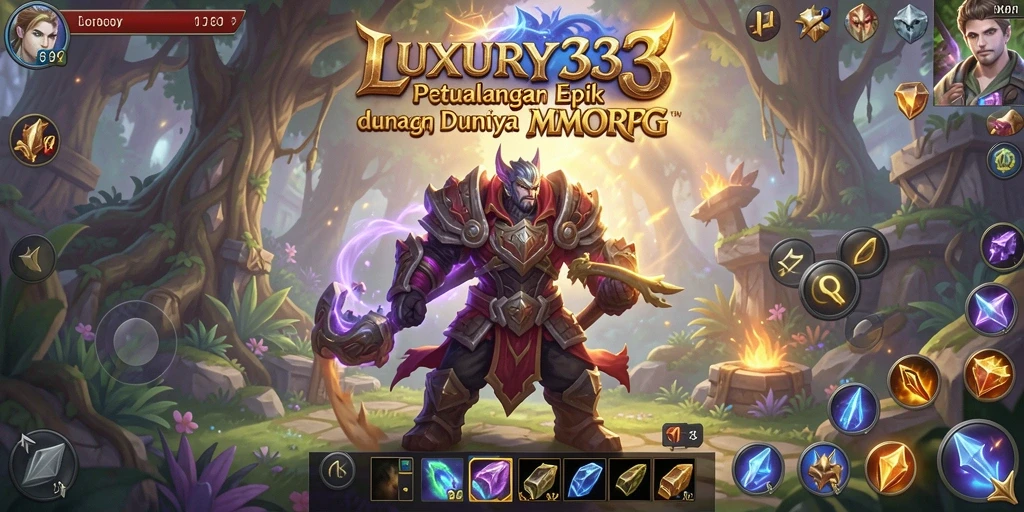 Tampilan layar permainan LUXURY333 dengan pertarungan seru antara pemain.