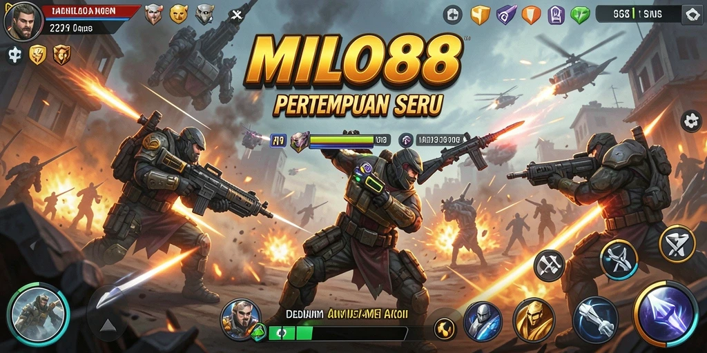 Tangkapan layar gameplay menunjukkan aksi mendebarkan dalam MILO88.