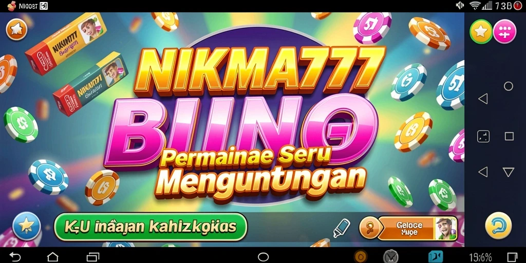 Screenshot gameplay NIKMAT777 menunjukkan keseruan Bingo yang interaktif.