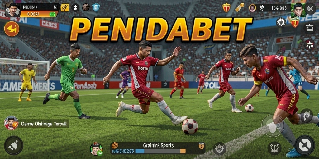 Tampilan utama PENIDABET menampilkan aksi olahraga yang mendebarkan.