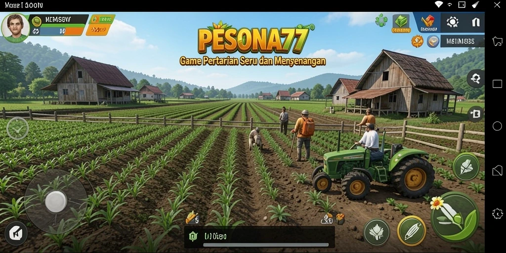 Tampilan gameplay PESONA77 yang seru dan interaktif.