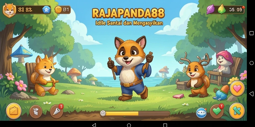 Tampilan gameplay RAJAPANDA88 yang menarik dan interaktif.