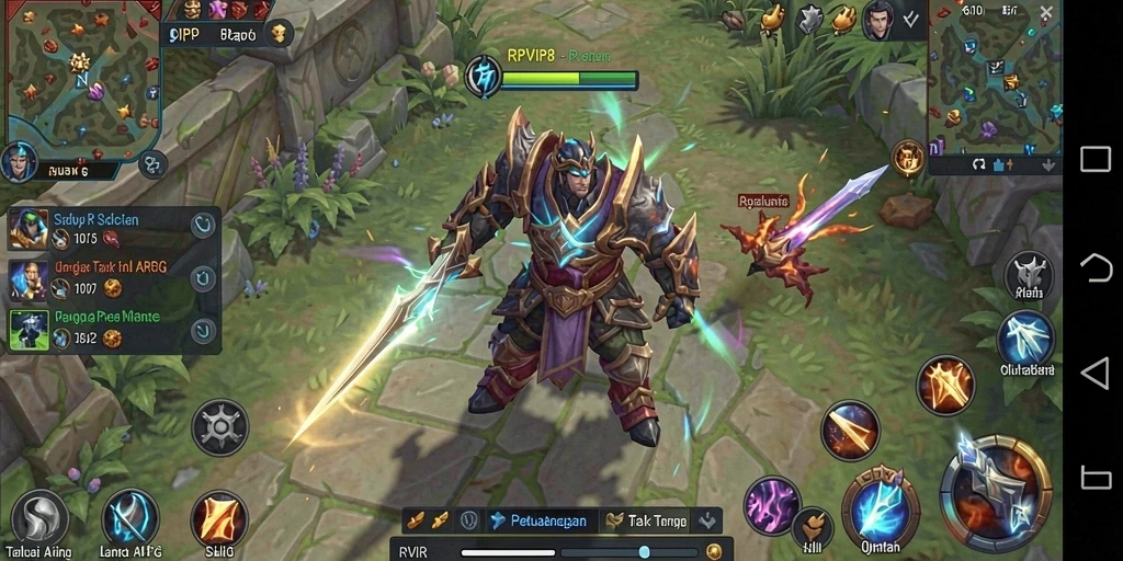 Tampilan gameplay RPVIP8 yang mendebarkan dalam petualangan ARPG.