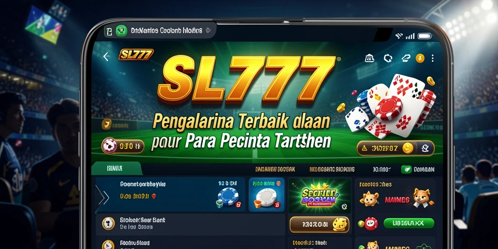 Tampilan menarik dari gameplay Sportsbook di SL777.