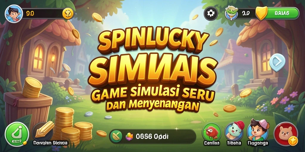 Tampilan gameplay menarik di SPINLUCKY dengan kustomisasi karakter.